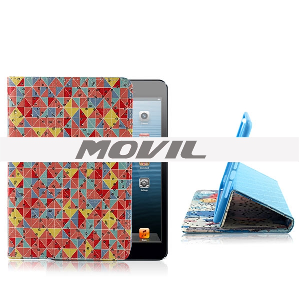 NP-2106 Elegante funda de cuero pu para ipad mini-5